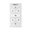 Télécommande de ventilateur inversée Hiro en blanc