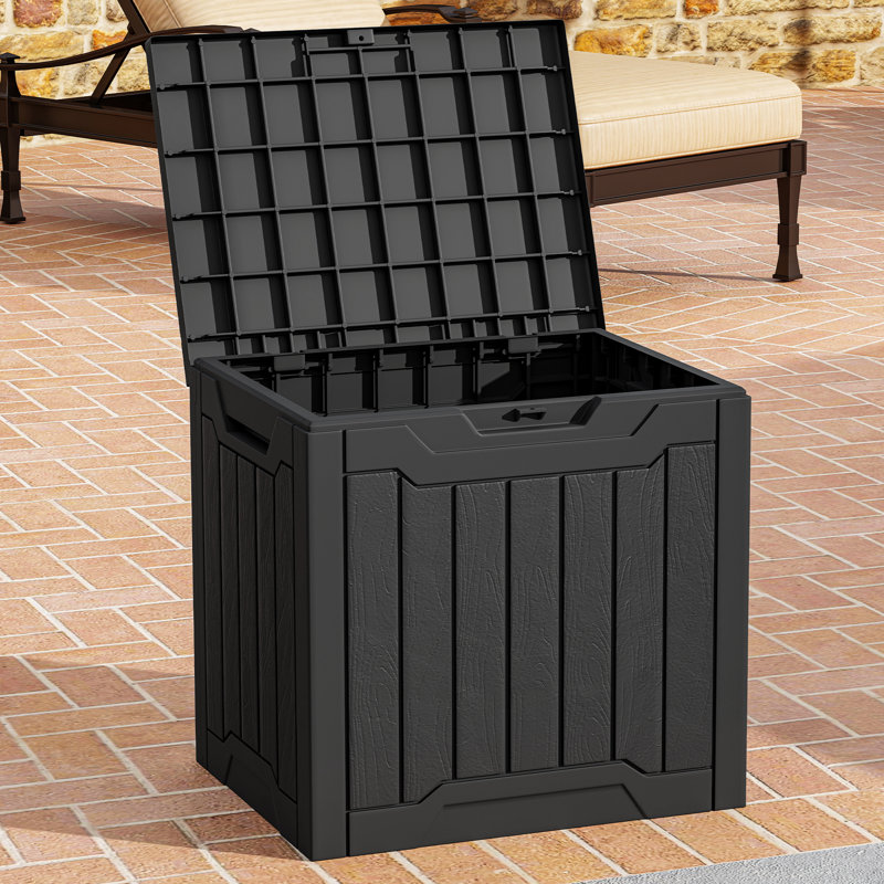 Balconera 31 Gallon Deck Box, Black