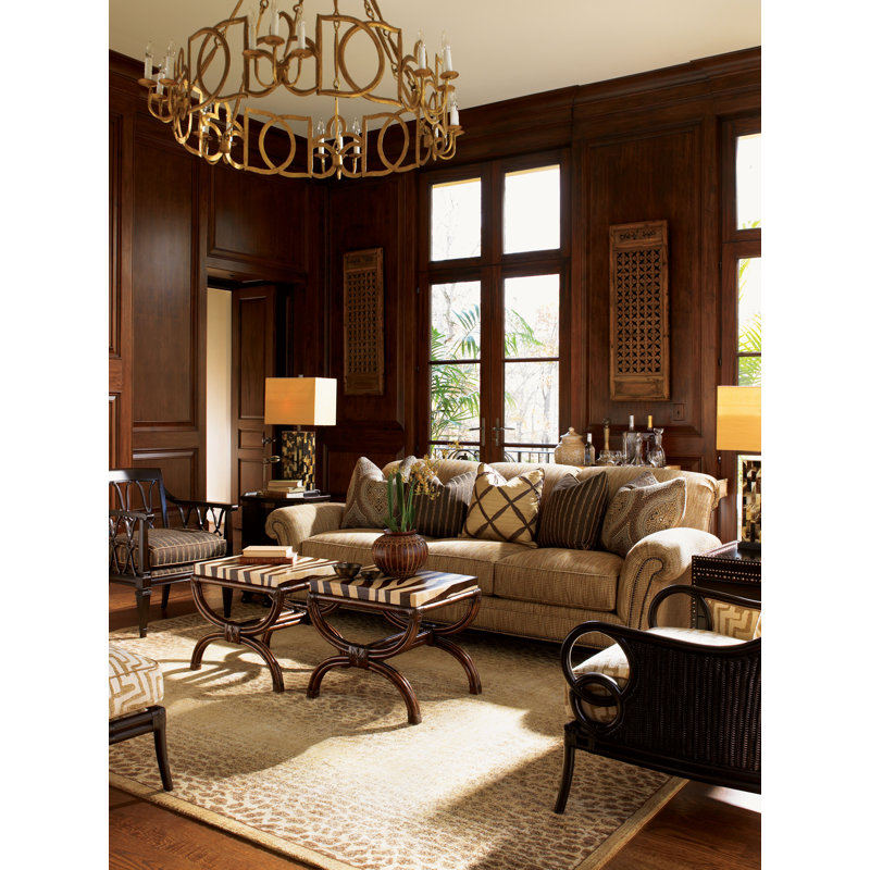 Royal Kahala Striped Delight Accent Table