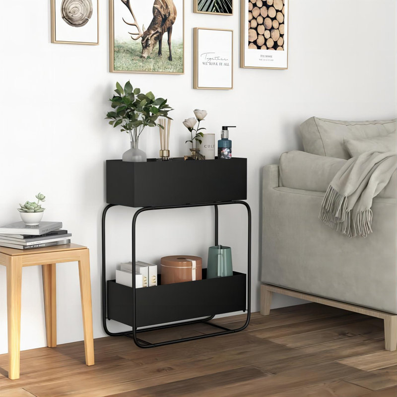 Asijah Metal Elevated Planter