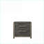 Table de chevet 3 tiroirs Jehoram Grey