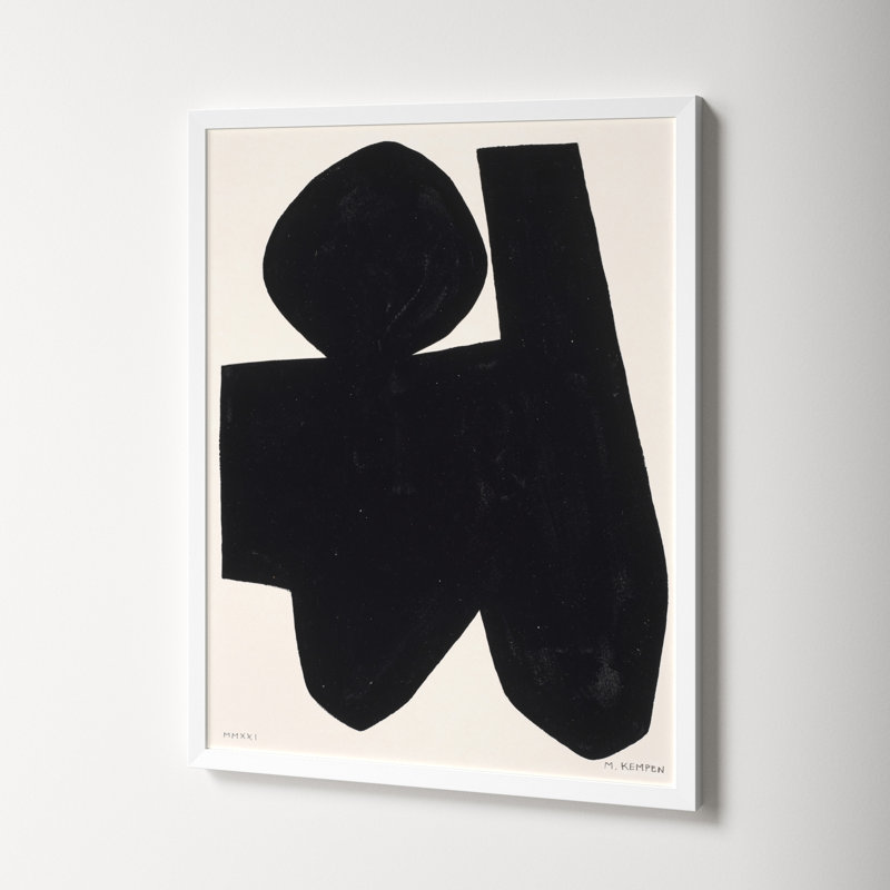Module On White 4 by Michael Kempen, White, 38" H x 30" W x 1.25" D