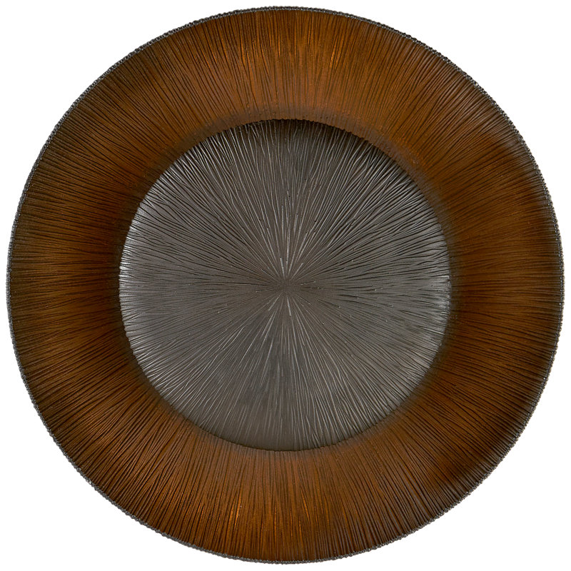 Kelly Wearstler Utopia Large Reflector Sconce, Aged Iron