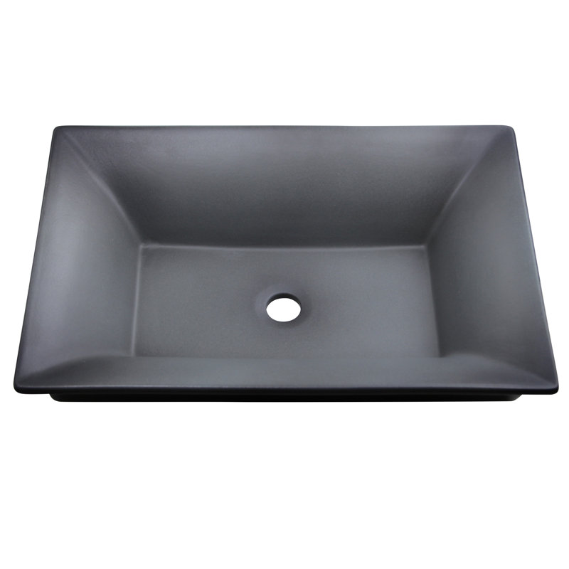 Regatta 24.25'' L Bathroom Sink, Bluff Concrete