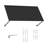 Kozyard Adjustable Door Window Awning – 4-Level Tilt, 82" W × 43 1/2" Sloped Panel, Adjustable Projection 31"–42", Aluminum Frame & Metal Canopy, All-Weather Rain, Snow & UV Protection (Dark Gray)-126287882-121692494