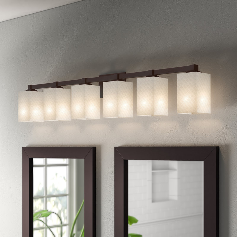 Casson 6 - Light Dimmable Vanity Light, Dark Bronze