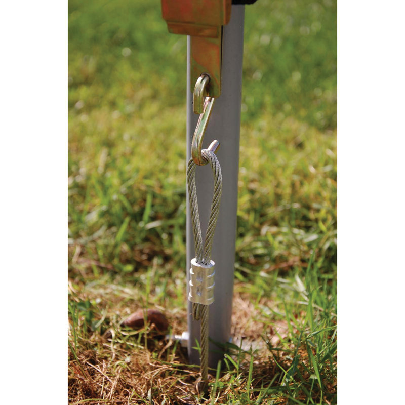 ShelterLogic Silver Steel Ratchet TITE Anchor Kit - 4 Pack