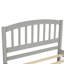Base de lit simple avec lit gigogne en bois