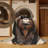 Machine Washable Pavli Orangutan Modern Geometric Rug in Brown – LightBrown Binding-1048995716