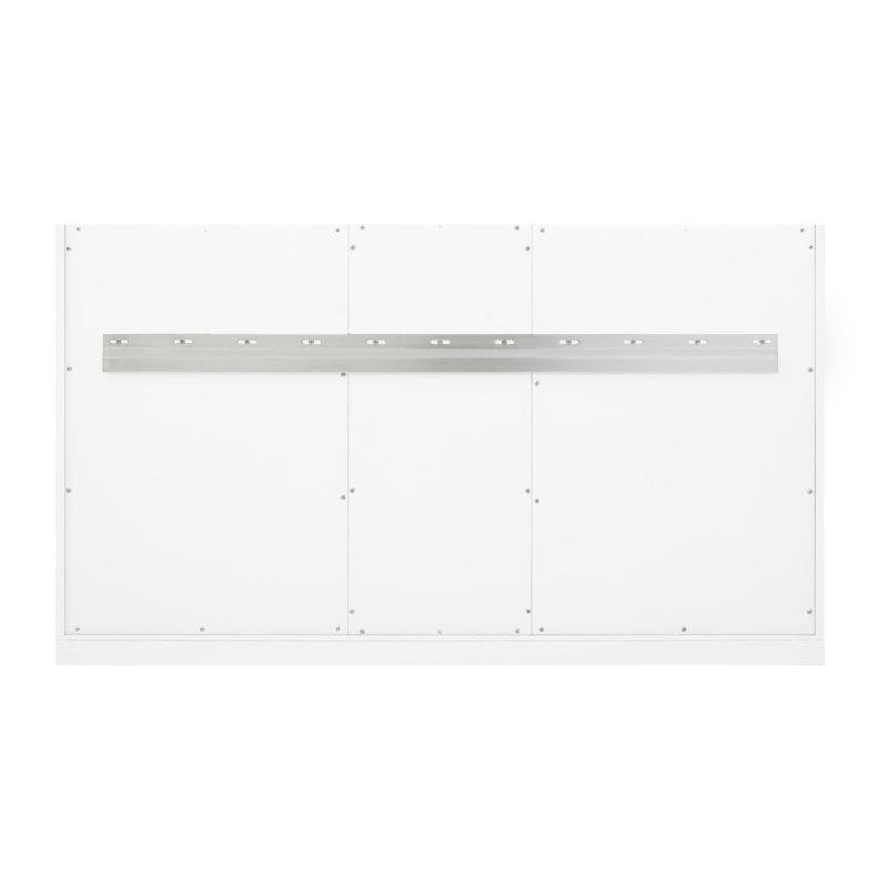 Chicago 48'' W Single Vanity, Glossy White, Ethereal Noctis