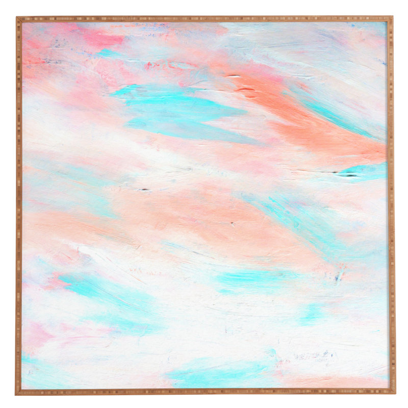 «Coral Abstract», reproduction de photo encadrée, H 12 po x l 12 po x P 1 po