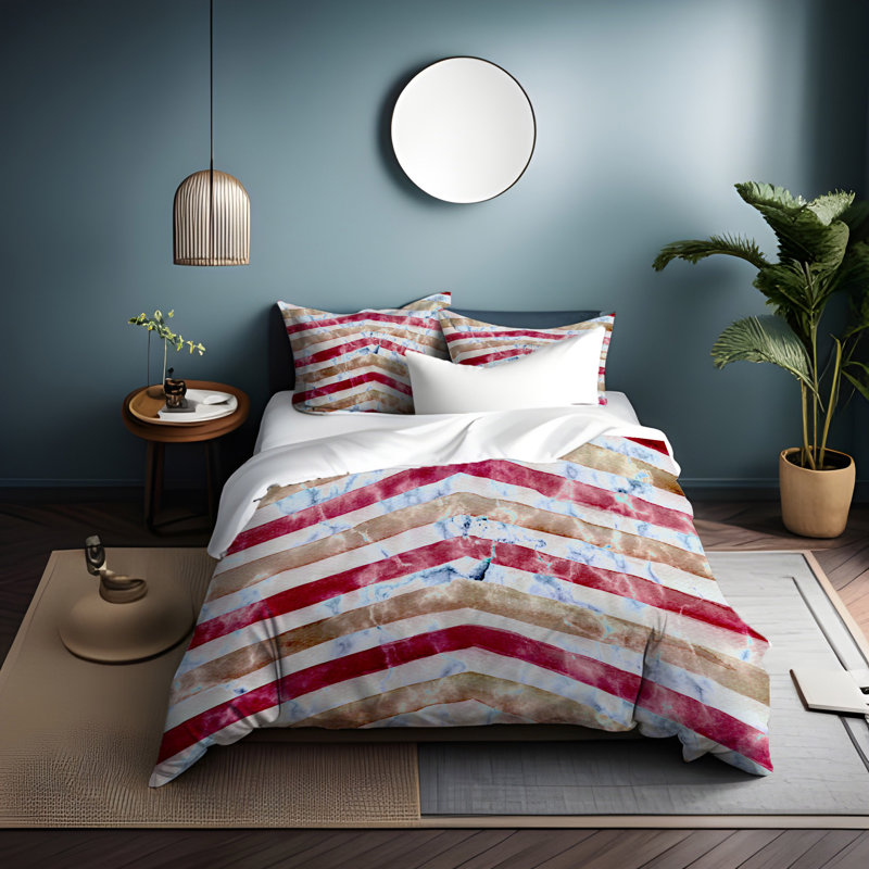 Literie , Housse de couette grand + 2 grandes taies décorat