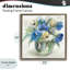 Cadre flottant pour pot de fleurs bleu teinté, design par Nan-1293010964-1293010967
