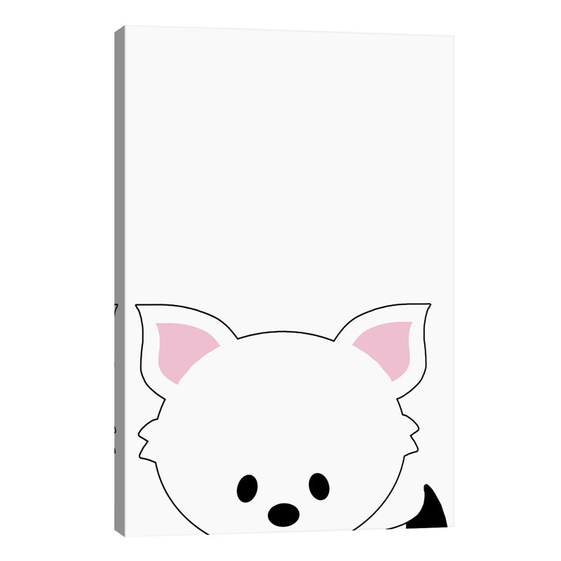 Art peekaboo ii, Toile tendue, H 12 po x l 8 po x P 0,75 po