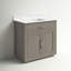 Ensemble de meuble-lavabo simple autoportant 36 po avec plateau en pierre reconstituée Ingalls-2102283549-2092550281