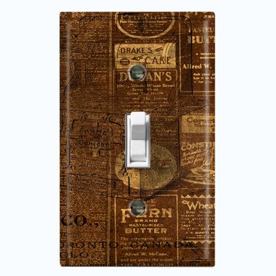 1-Gang Toggle Light Switch Wall Plate