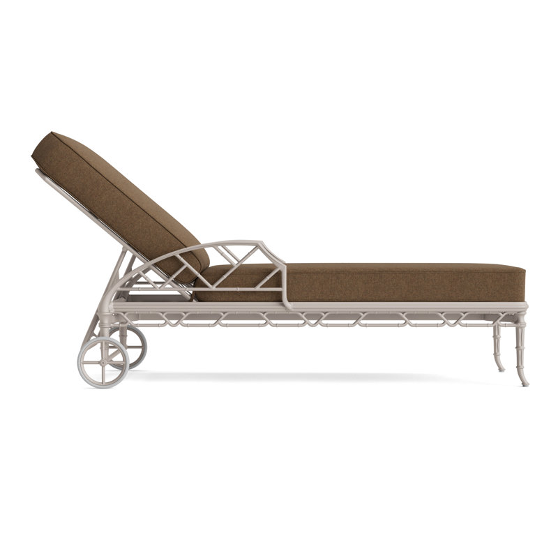 Calcutta Outdoor Chaise Lounge, Fusion Moccasian, Dove Smooth