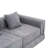 99" 3-seater Convertible Folding Sofa Bed With Storage Pocket & Modular Design-252026209