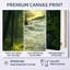Décoration murale Sunrise Winding Forest River II - Green Woodland-1782059334-1782059331
