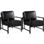 Chaise d'appoint rembourrée avec accoudoirs en métal Modern-623417247