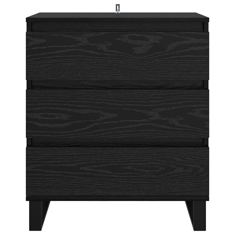 60cm Sideboard, Black Oak