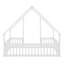 Full-Sized Wooden House-Designed Low Bed With Enclosure-1745842011