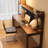 Nut-brown Rectangular Solid Wood writing desk-118614409