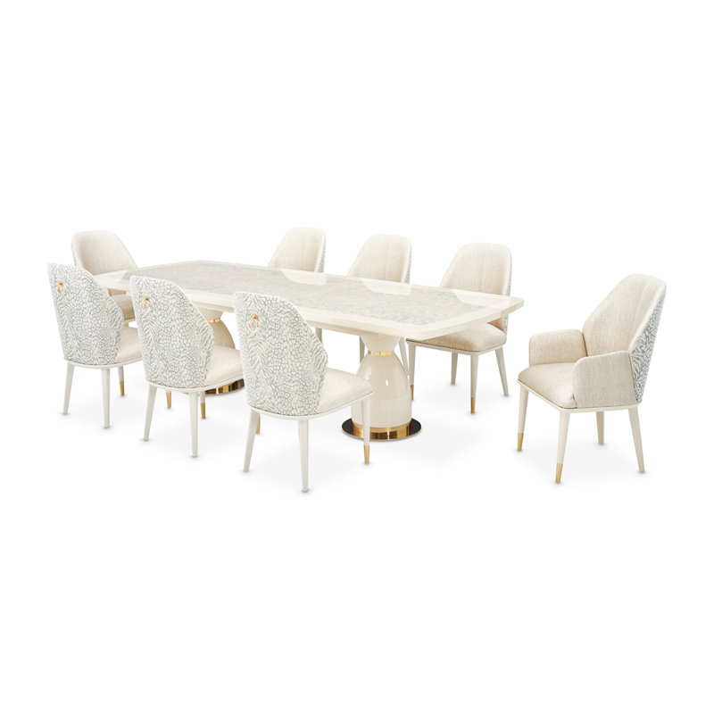 Lisbon 9 - Piece Dining Set