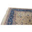 Hand Knotted Wool Oriental Area Rug in Ivory And Blue