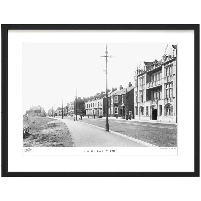 Seaton Carew, 1903 - Single Picture Frame Print, 45cm H x 60cm W x 2.3cm D