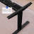 Solid wood electrically adjustable office desk-382269014