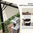 2 Pergola Canopy Replacement, Uv30+ Protected, Khaki, Compatible With 10 X 11.8Ft Pergola, Straightforward And Effortless Setup For Installation