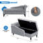 Chaise longue en velours avec accoudoir droit et espace de rangement-2145867315