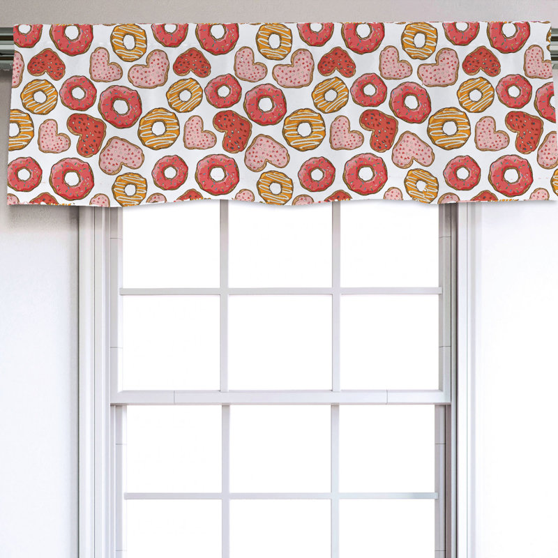 Sateen Ruffled Window Valance