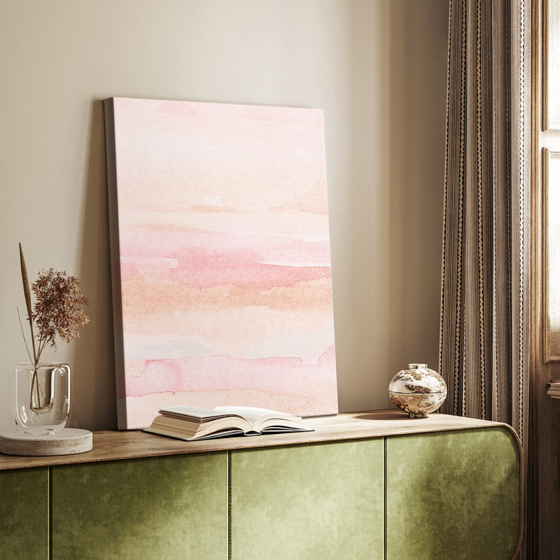 Rose Fade II - galerie Cavas sur mesure, H 60 po x l 40 po