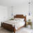 1-Dark blue dimmable glass iron pendant light