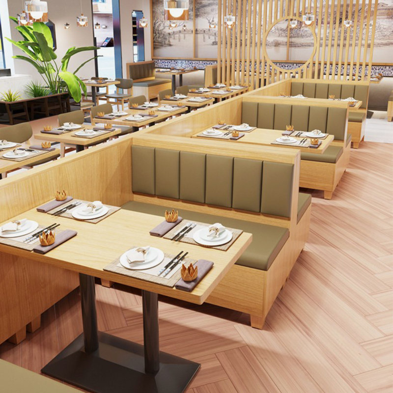 Bancs de restaurant nordiques simples et modernes