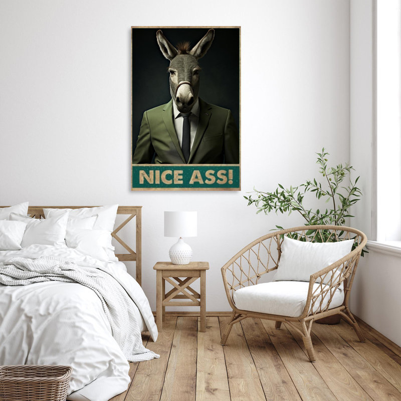 Donkey Nice Ass, H 14 po x l 11 po x P 1,25 po