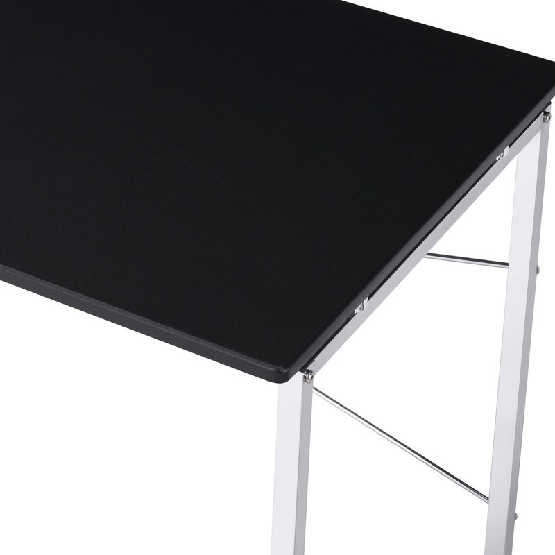 Bureau de chambre à coucher contemporain avec meuble-lavabo spacieux et noir idéal pour les routines de beauté