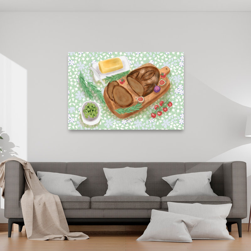 Impression d'art mural rustique cerisier rustique contemporain, H 40 po x l 60 po