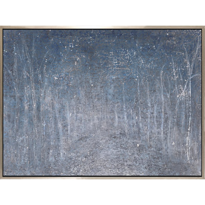 «Last Light», peinture sur toile à cadre flottant