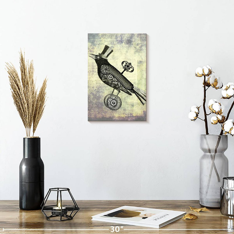 Brampt Steampunk Crow, 12" H x 8" W