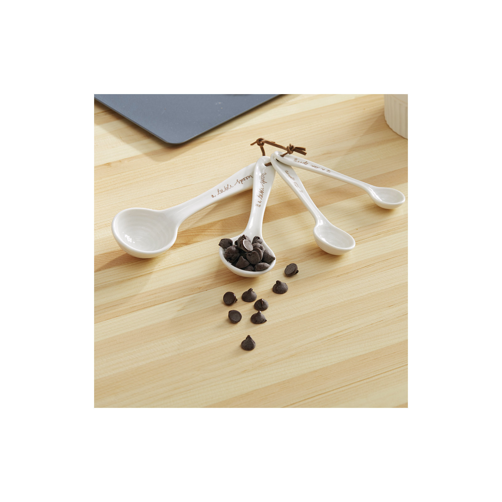 Portmeirion Sophie Conran White Measuring Spoons S/4