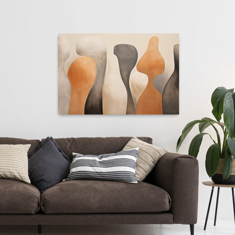 Art contemporain, art contemporain abstrait, H 32 po x l 48 po