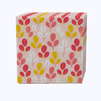 100% Cotton Floral Square Napkin