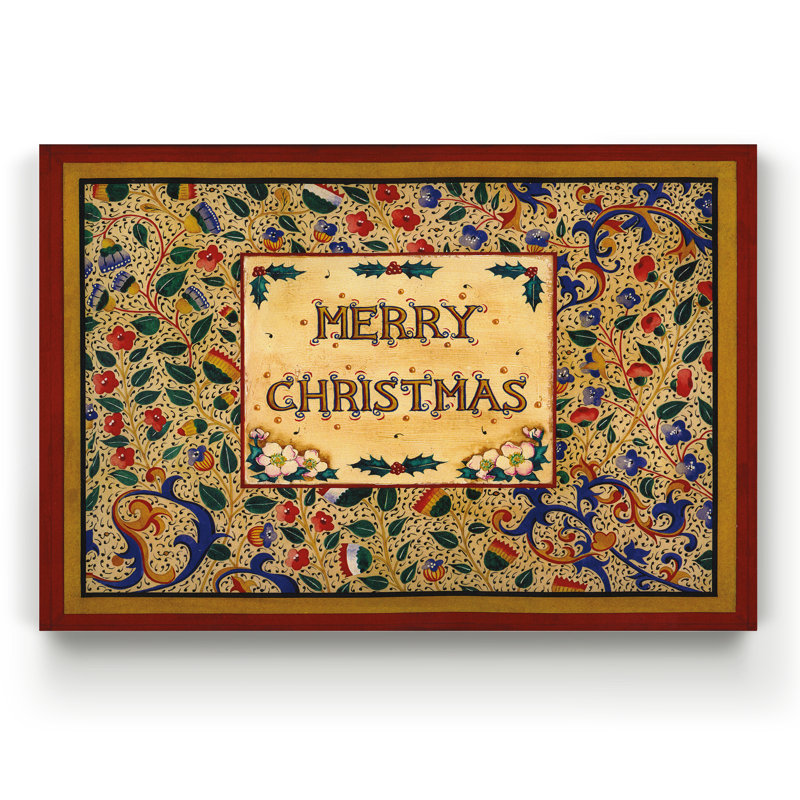 « xmas sign-gallery » par parvez taj,, impression sur toile tendue 1 pièce, H 32 po x l 24 po x P 1 po