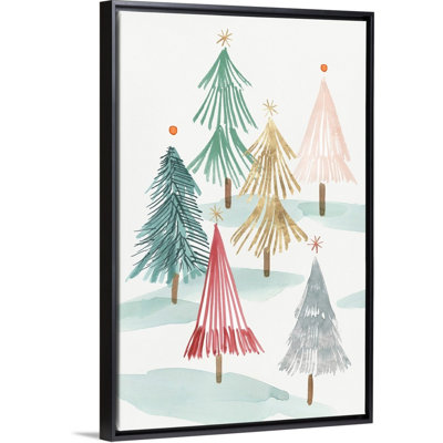 Arbres de Noël I - reproduction d'art sur toile