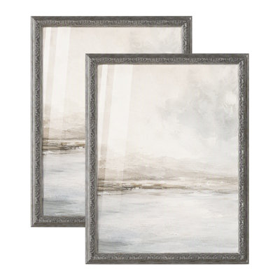 Sliver Picture Frame, Vintage Photo Frames Ornate 2 Pack