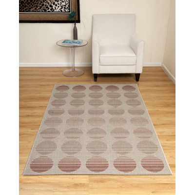 Gonesse Polka Dots Hand Woven 160cm X 230cm Area Rug