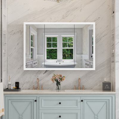Armoire de salle de bain 48 po x l 32 po
